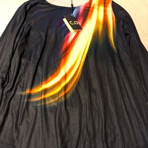 NWT Cozy 1066447 long-sleeve cotton polyester shirt.